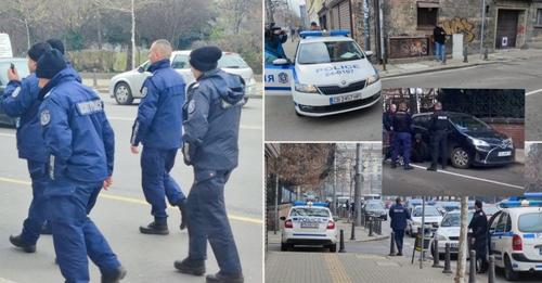 Двама мъже са задържани в центъра на София след гонка с полицията