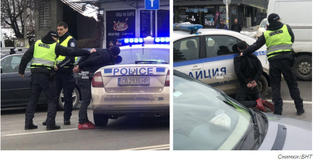 Задържаха шофьор след гонка с полицията в София (СНИМКИ)