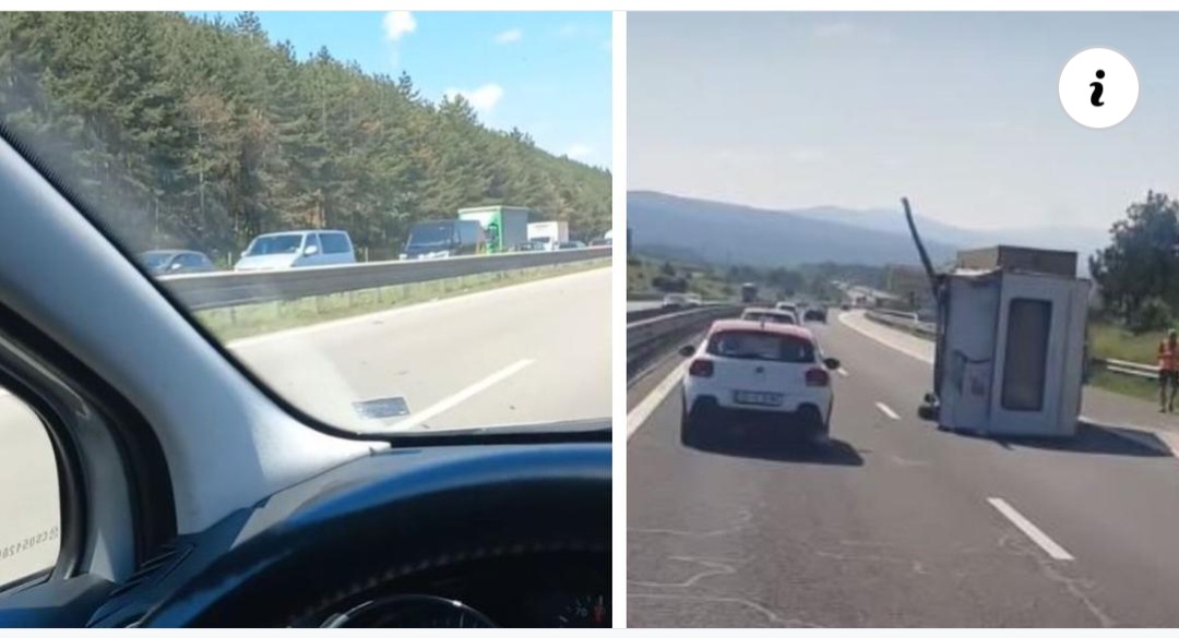 Километрично задръстване на магистрала „Тракия“ в посока Бургас