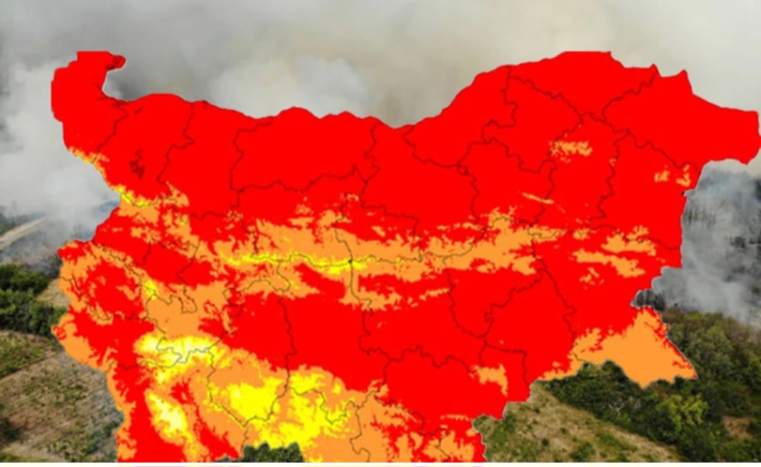 Обявиха червен код за почти цяла България