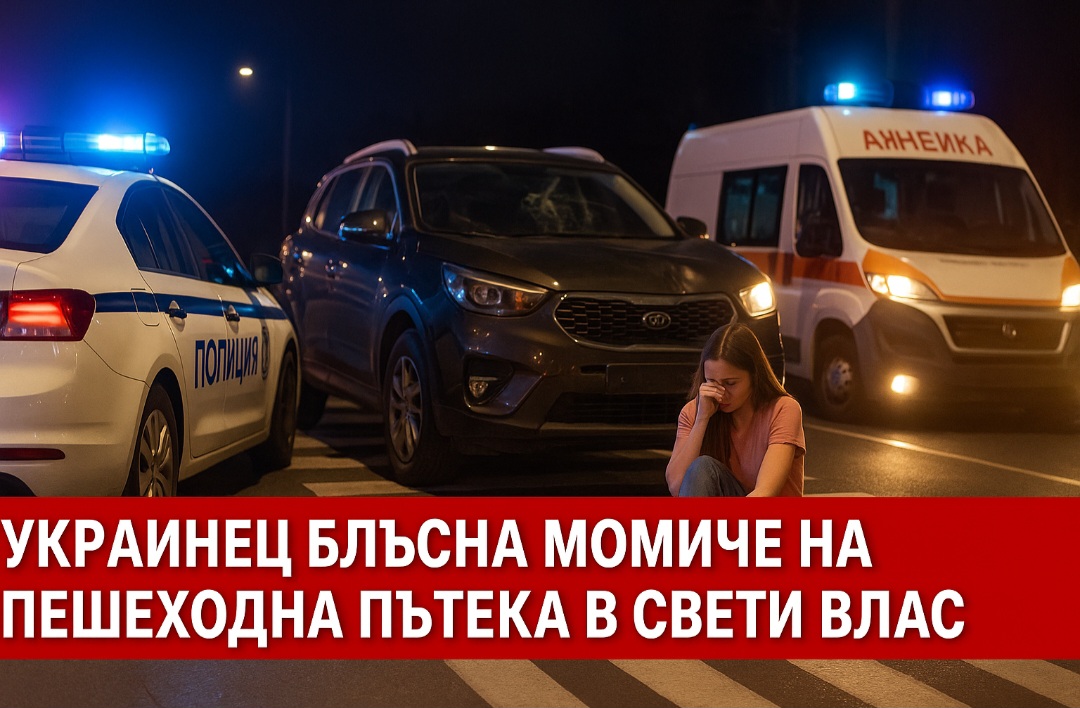 Украинец блъсна момиче на пешеходна пътека в Свети Влас