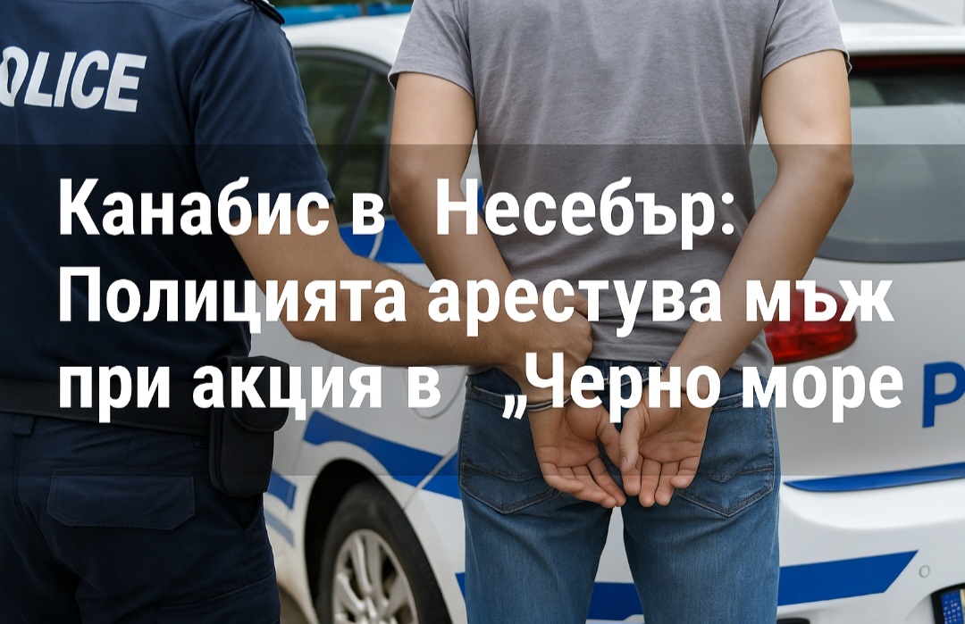 Несебър под прицел: Нарушител с канабис арестуван след обиск