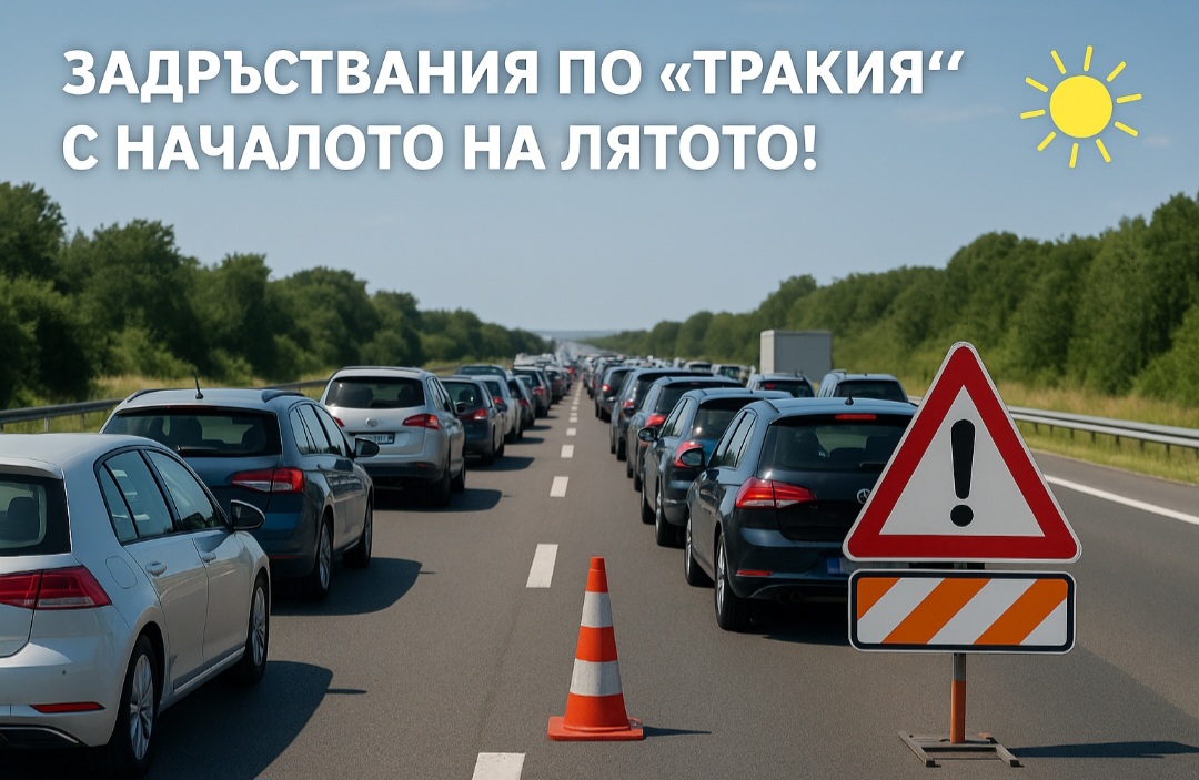 Задръствания по “Тракия” с началото на лятото!